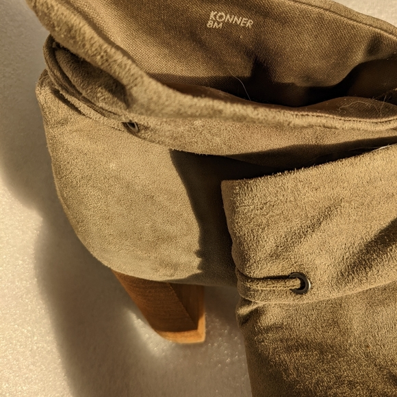 Donating Soon! Free GWP! TAHARI Womens Tan and Brown Ankle Boots Size 8 - Picture 5 of 8